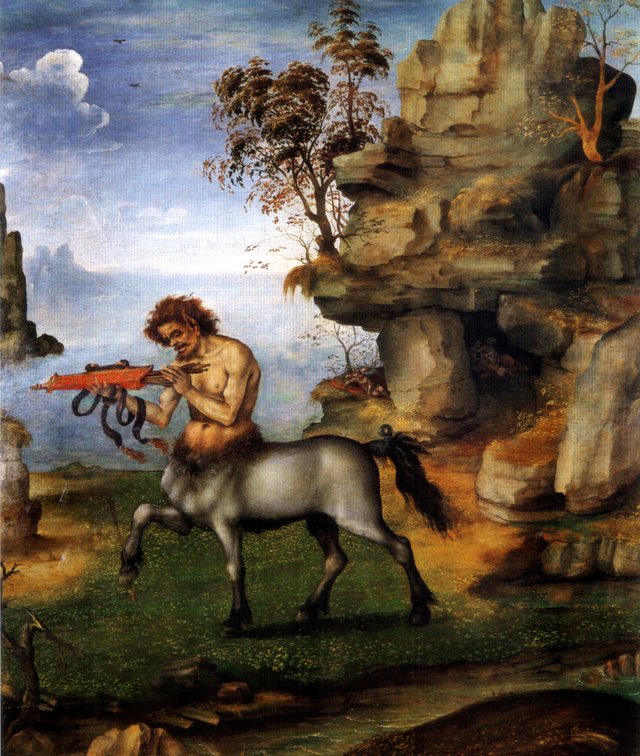 The Wounded Centaur (verso: the Birth of Venus?) by Filippino Lippi