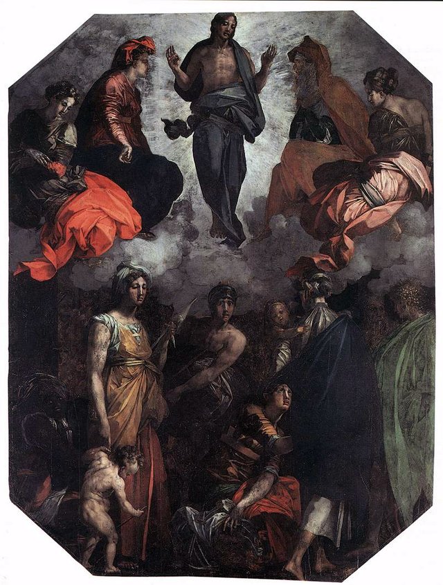 The Risen Christ in Glory by Rosso Fiorentino