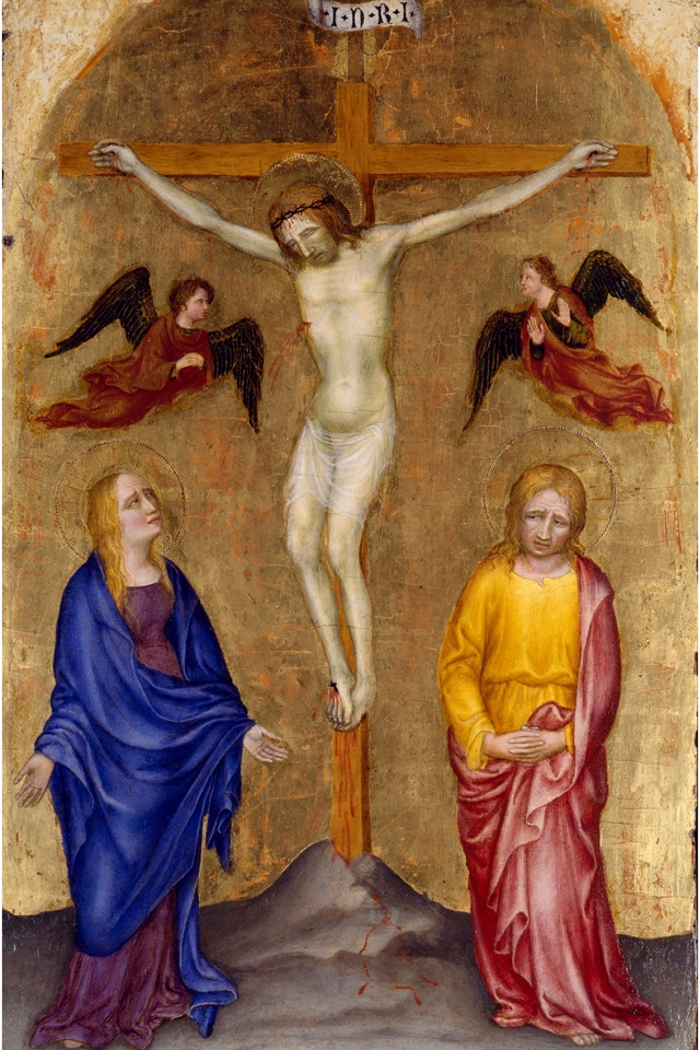 Crucifixion by Gentile da Fabriano
