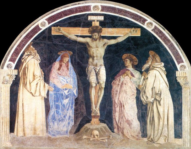 Crucifixion by Andrea del Castagno