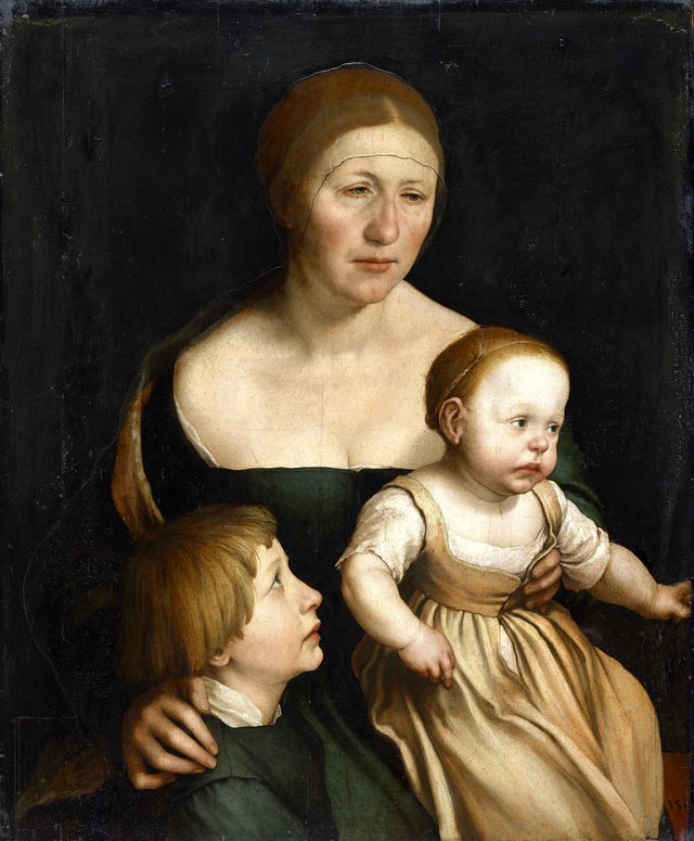 Portrait of the Artist's Family by Hans Holbein the Younger
