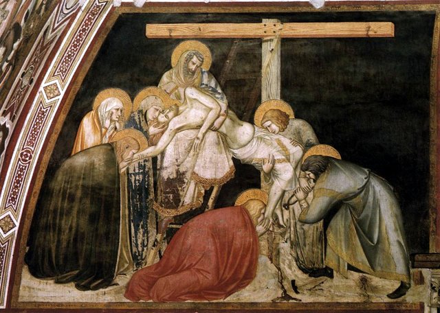 Deposition of Christ from the Cross by Pietro Lorenzetti
