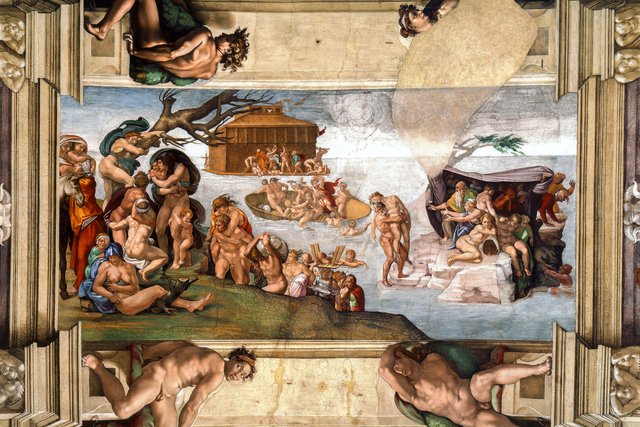 The Deluge by Michelangelo