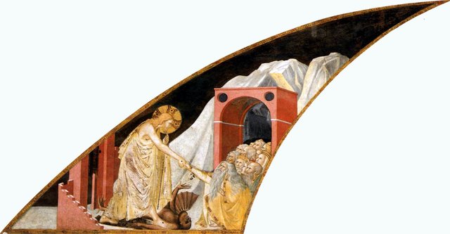Descent into Limbo by Pietro Lorenzetti