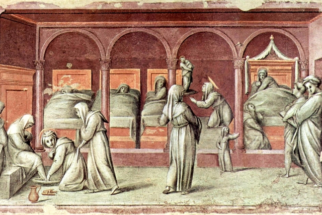 Scene from Hospital Life by Pontormo