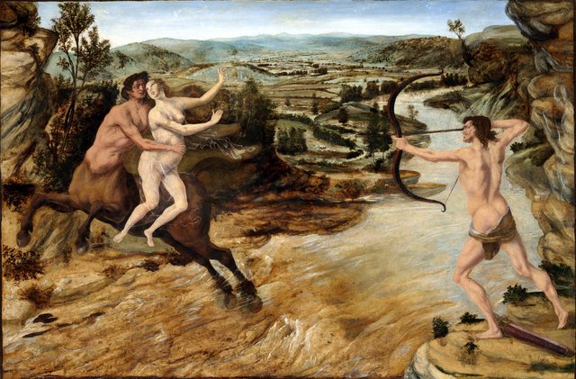 Hercules and Deianira by Antonio del Pollaiuolo