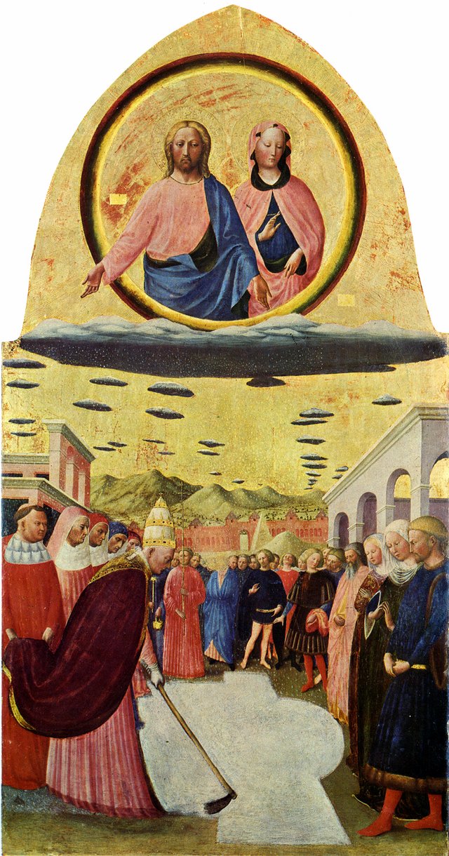 The Foundation of Santa Maria Maggiore by Masolino da Panicale