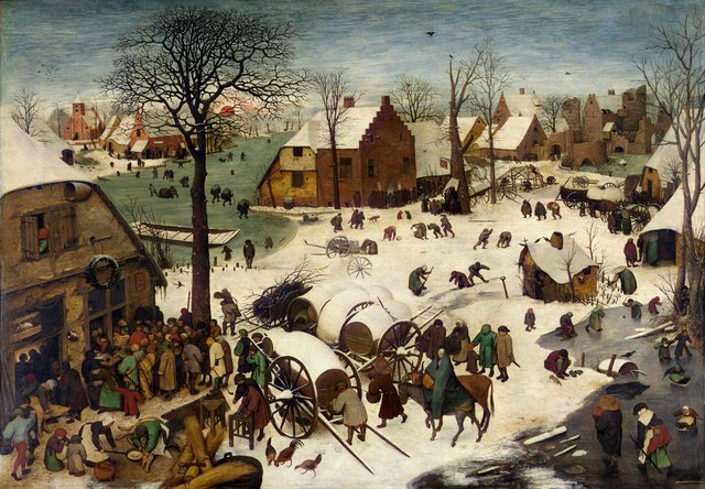 The People's Census at Bethlehem by Pieter Brueghel the Elder