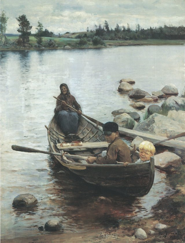 The Savo Boat by Eero Järnefelt