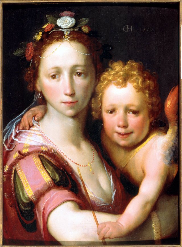 Venus and Cupid by Cornelis van Haarlem