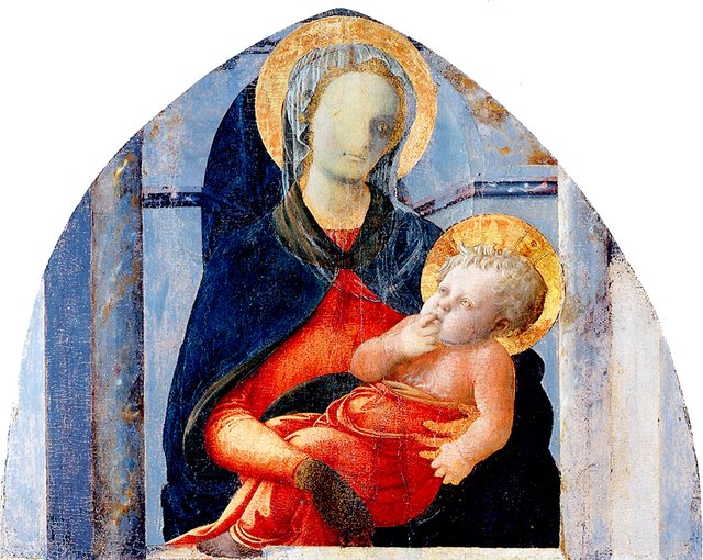 Madonna and child by Filippo Lippi