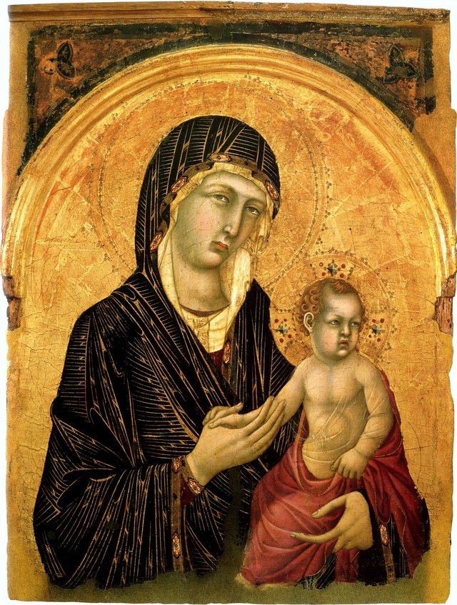 Madonna and Child n. 583 by Simone Martini