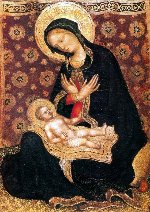 Madonna of Humility by Gentile da Fabriano