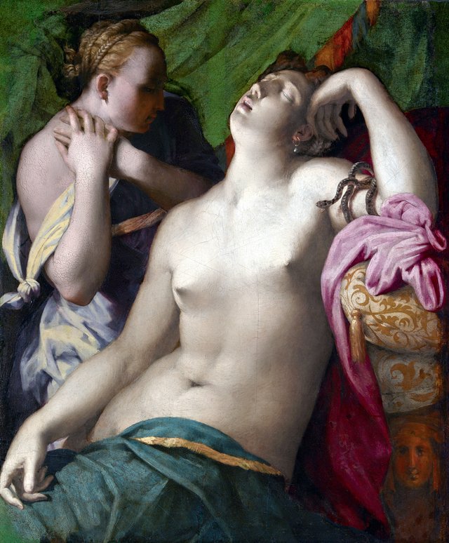 Dying Cleopatra by Rosso Fiorentino