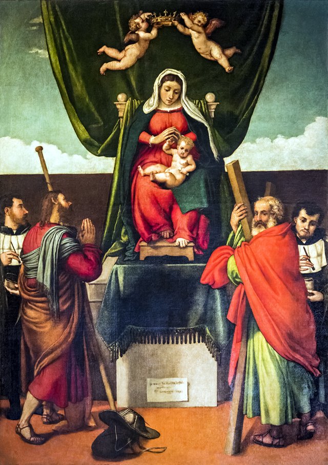 San Giacomo dell'Orio Altarpiece by Lorenzo Lotto