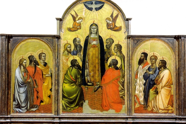 Pentecost by Jacopo di Cione