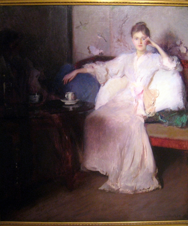 Arrangement in Pink and Gray (Afternoon Tea) by Edmund Charles Tarbell