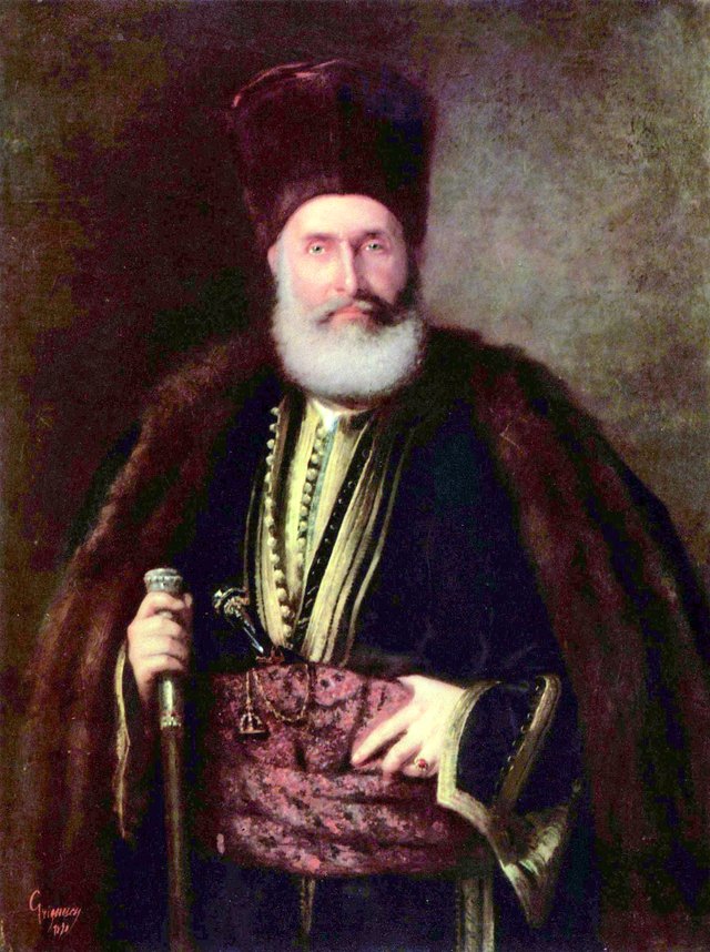 Portretul marelui ban Năsturel Herescu by Nicolae Grigorescu