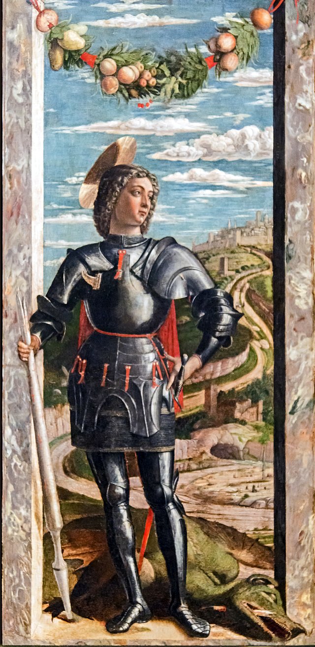 Saint George by Andrea Mantegna