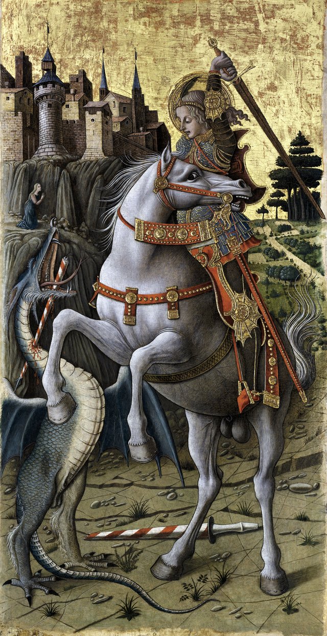 Saint George Slaying the Dragon by Carlo Crivelli
