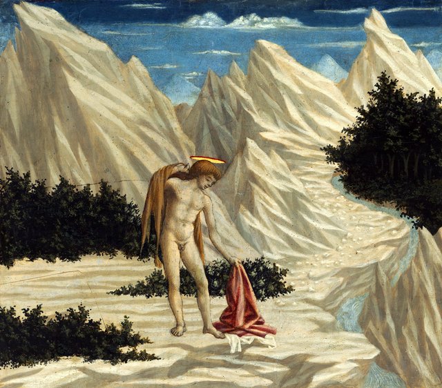 Saint John the Baptist in the Wilderness by Domenico Veneziano