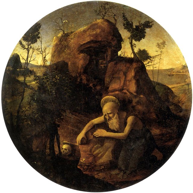 Saint Jerome in Meditation by Piero di Cosimo