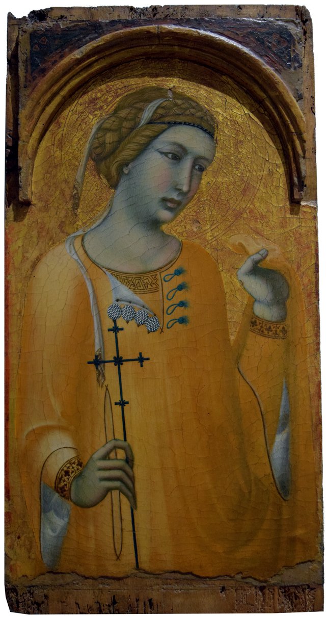 Saint Margaret or Agatha by Pietro Lorenzetti