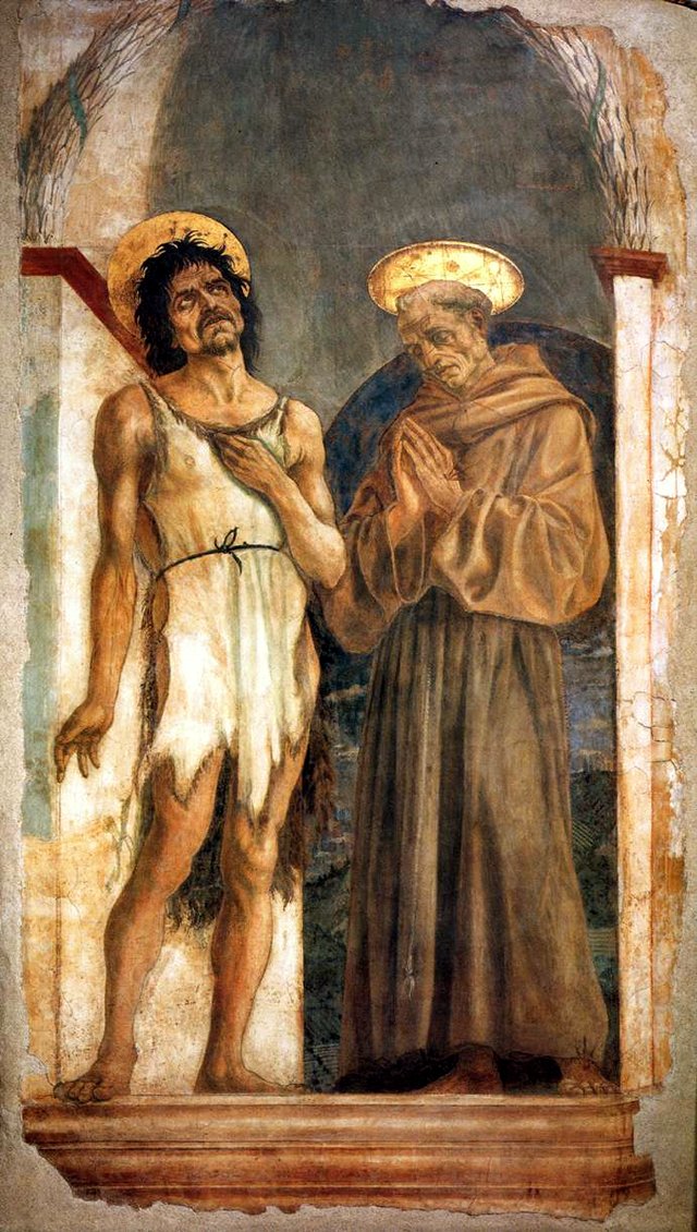 St John the Baptist and St Francis by Domenico Veneziano