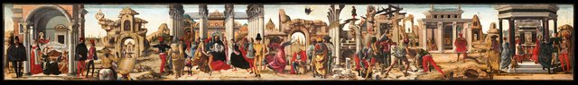 Storie di san Vincenzo Ferrer by Ercole de' Roberti