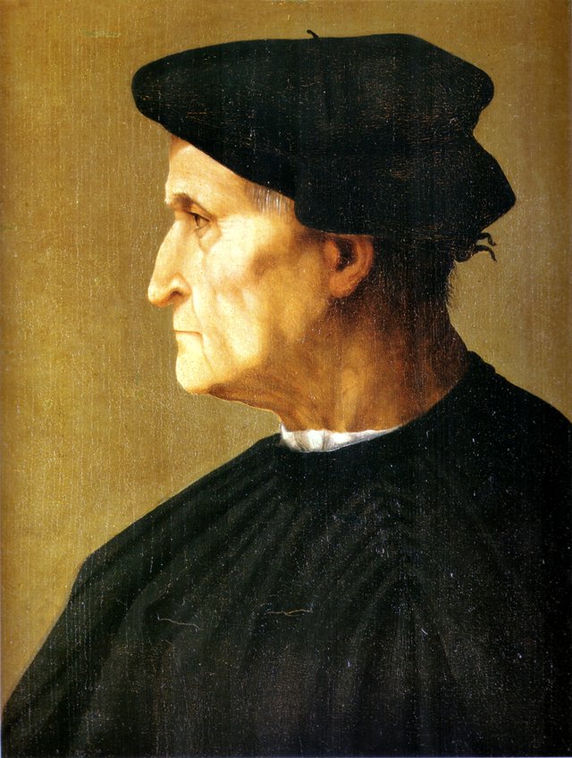 Portrait of a Man in Black by Rosso Fiorentino