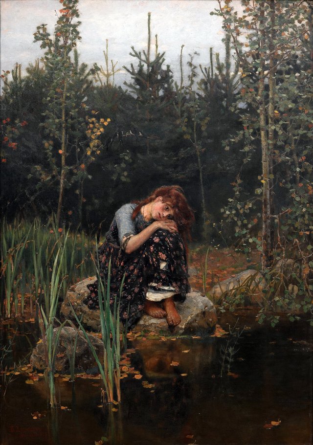 Alyonushka by Viktor Vasnetsov