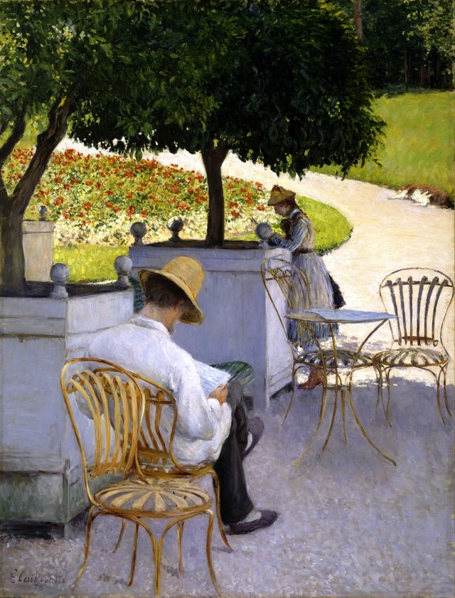 Les orangers by Gustave Caillebotte