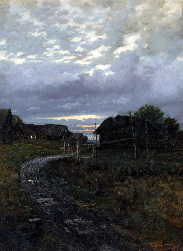 Soir by Isaac Levitan