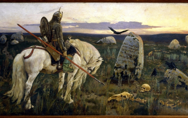 Knight at the Crossroads by Viktor Vasnetsov