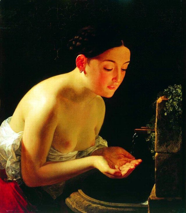 Italian morning by Karl Bryullov