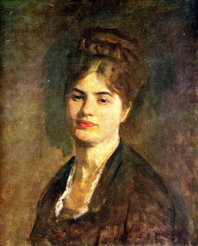 Portrait of Zettine Urechia by Nicolae Grigorescu
