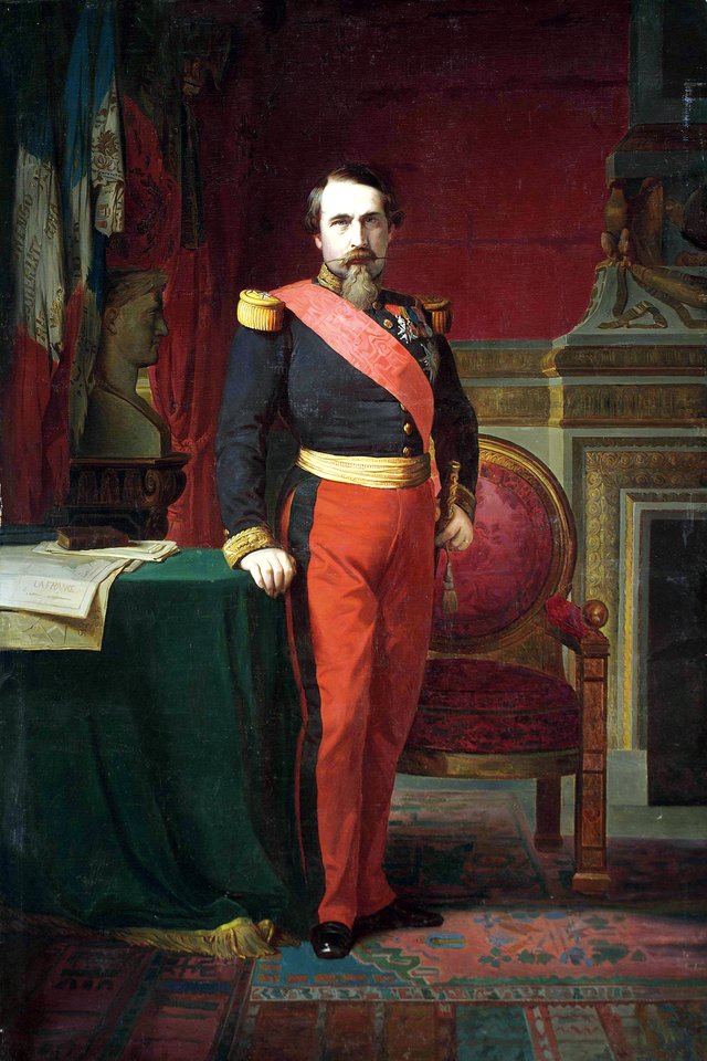 Portrait of Napoleon III by Hippolyte Flandrin