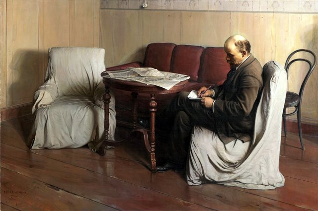 Vladimir Lenin in Smolny by Isaak Brodsky