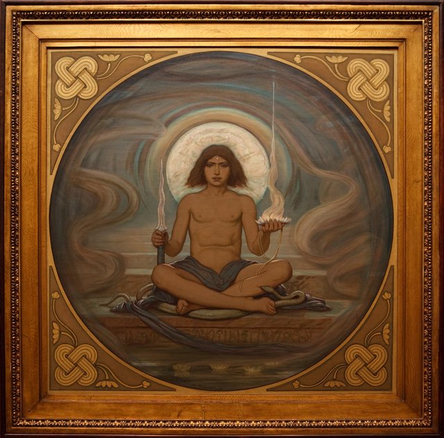 The Keeper of the Threshold by Elihu Vedder