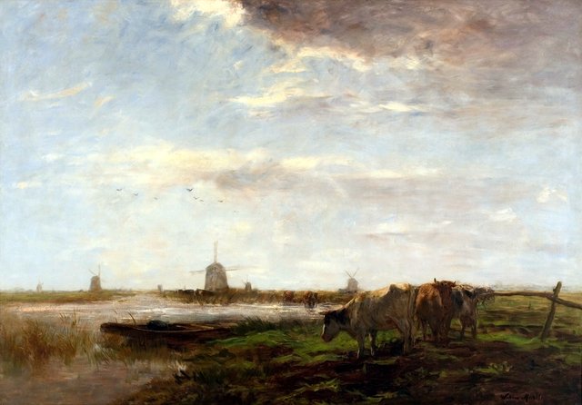 Polderlandschap by Willem Maris