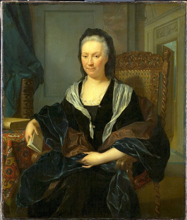 Portrait of Catharina de Hochepied (1654-1728) by Nicolaas Verkolje