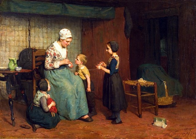 Garen winden by Albert Neuhuys