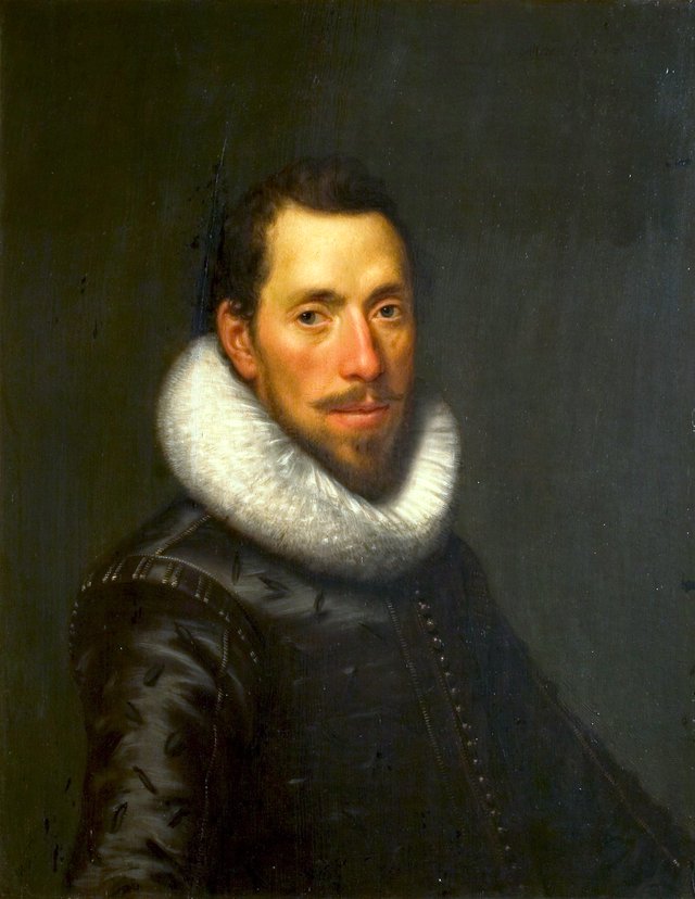 Portrait of an unknown man by Paulus Moreelse