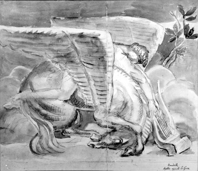Apollo tager lyran by Émile-Antoine Bourdelle
