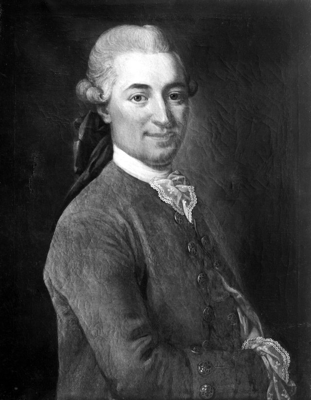 Jonas Åberg (born c. 1740), economics chief, married to Fredrika Maria Svan by Ulrika Pasch