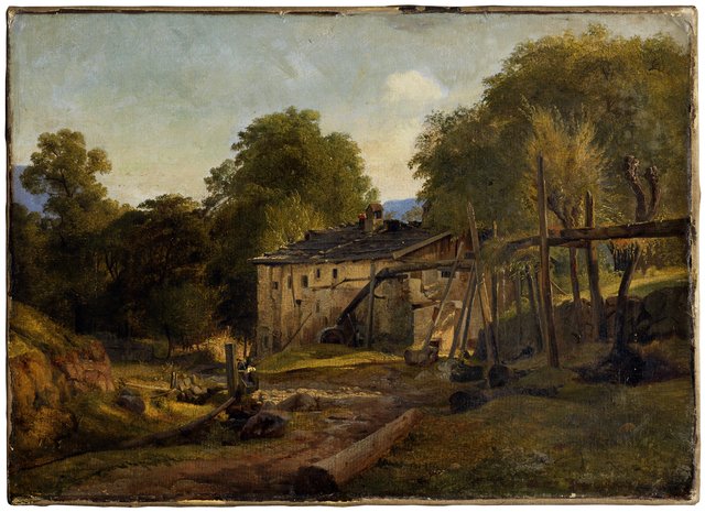 Tyrolean Landscape. Study by Louis Gurlitt