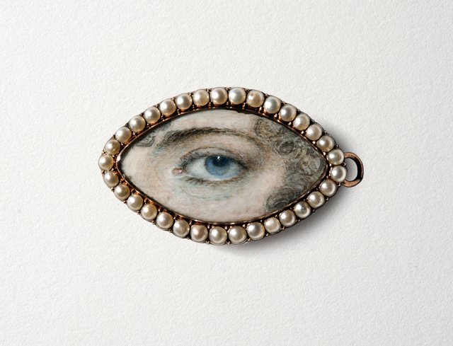 Eye miniature, Ann Fryer by Richard Cosway