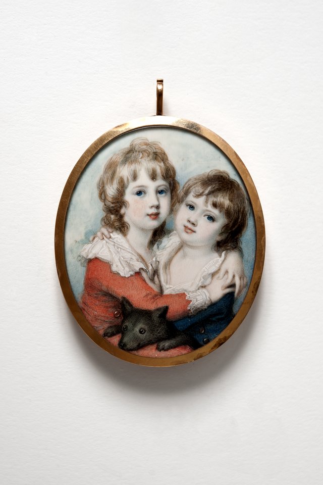 William and George Cavendish by Richard Cosway