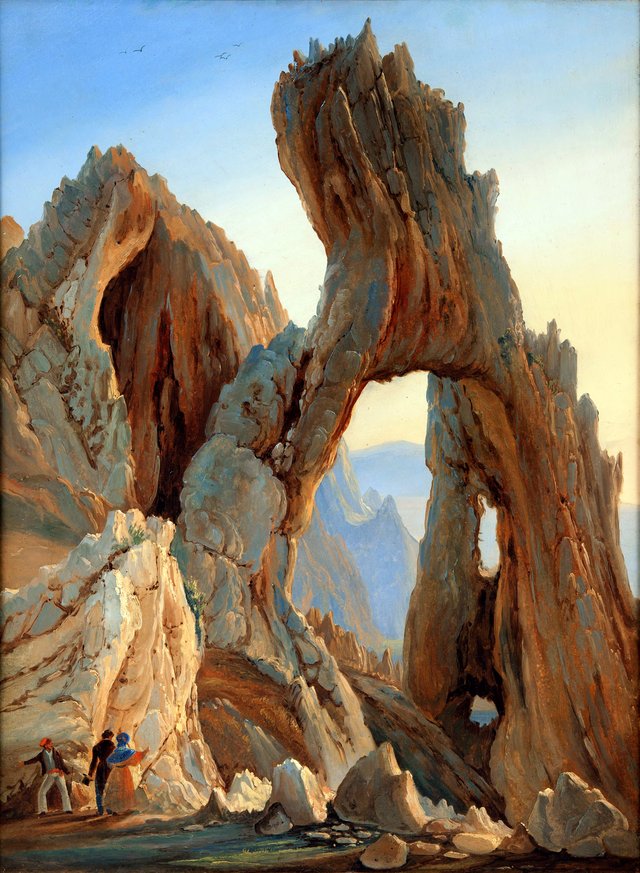 Arco naturale, Capri by Thomas Fearnley