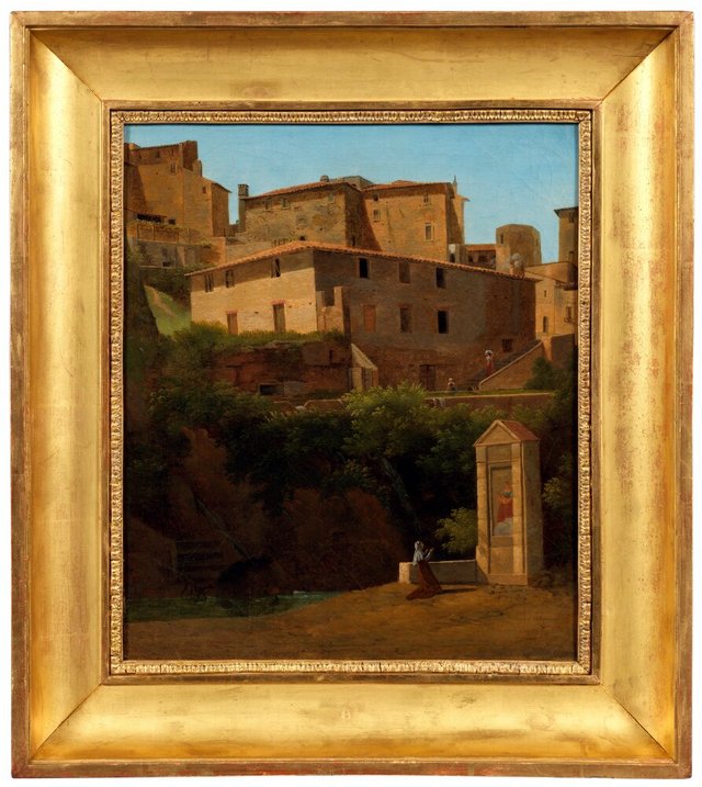 View Towards Cascata Vecchia, Tivoli by Jean-Victor Bertin
